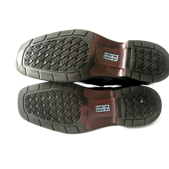 Nunn Bush Mens Size 12M Slip On Split Toe Loafers Black Leather, Gel 84040-001 - Picture 12 of 12